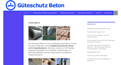 Desktop Screenshot of gueteschutz-beton.de